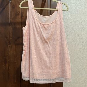NWOT Lane Bryant Sequin Tank Top